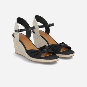 Lucky Brand Espadrilles- Black/Cream